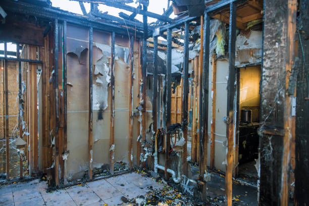 Professional Soot Cleanup technician working in Windsor, NJ